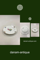 Royal Copenhagen Saksisk Blomst Let Bicelle Kagetallerken No 493/2032