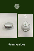 Royal Copenhagen Saxon Flower Light Bee Cell Assiet No 493/2055