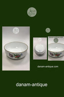 Royal Copenhagen Saxon Flower Light Bee Cell Large Bowl No 493/2049