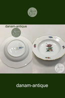 Royal Copenhagen Saksisk Blomst Let Bicelle Lille Dyb Tallerken No 493/2027