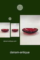 Rød Glasskål Skandinavisk Design