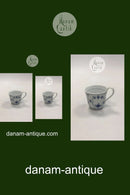 Royal Copenhagen Blau geriffelte Tasse mit hohem Henkel Nr. 093