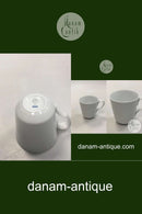 Royal Copenhagen Hvid Riflet Krus No 103