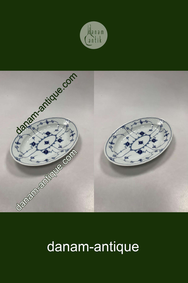 Bing og Grøndahl Blåmalet Musselmalet Serveringsfad No 318