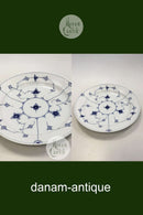 Bing & Grøndahl Blåmalet/Musselmalet Stort Rundt Fad