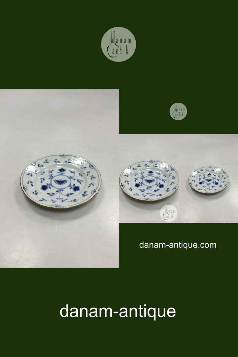 Bing & Grøndahl Sommerfugl med Guld Kagetallerken No 28A