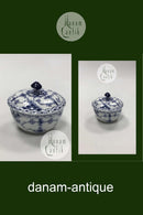 ロイヤルコペンハーゲン ブルーフルーテッドハーフレースシュガーボウル No657