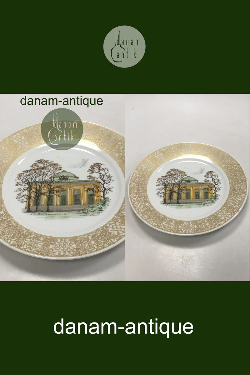 Royal Copenhagen Platte Københavnske Prospekter Thorvaldsens Museum No 2