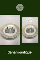 Royal Copenhagen Platte Københavnske Prospekter Port til Kongens Have Dronningeporten No 4