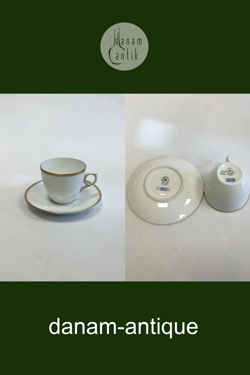 Royal Copenhagen Stel Nr. 1222 Kaffekop No 9452