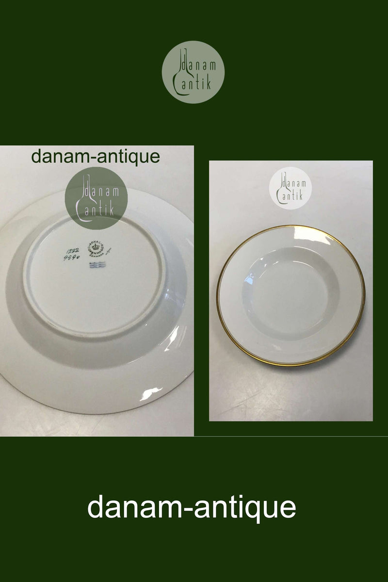 Royal Copenhagen Stel Nr. 1222 Dyb Tallerken No 9590