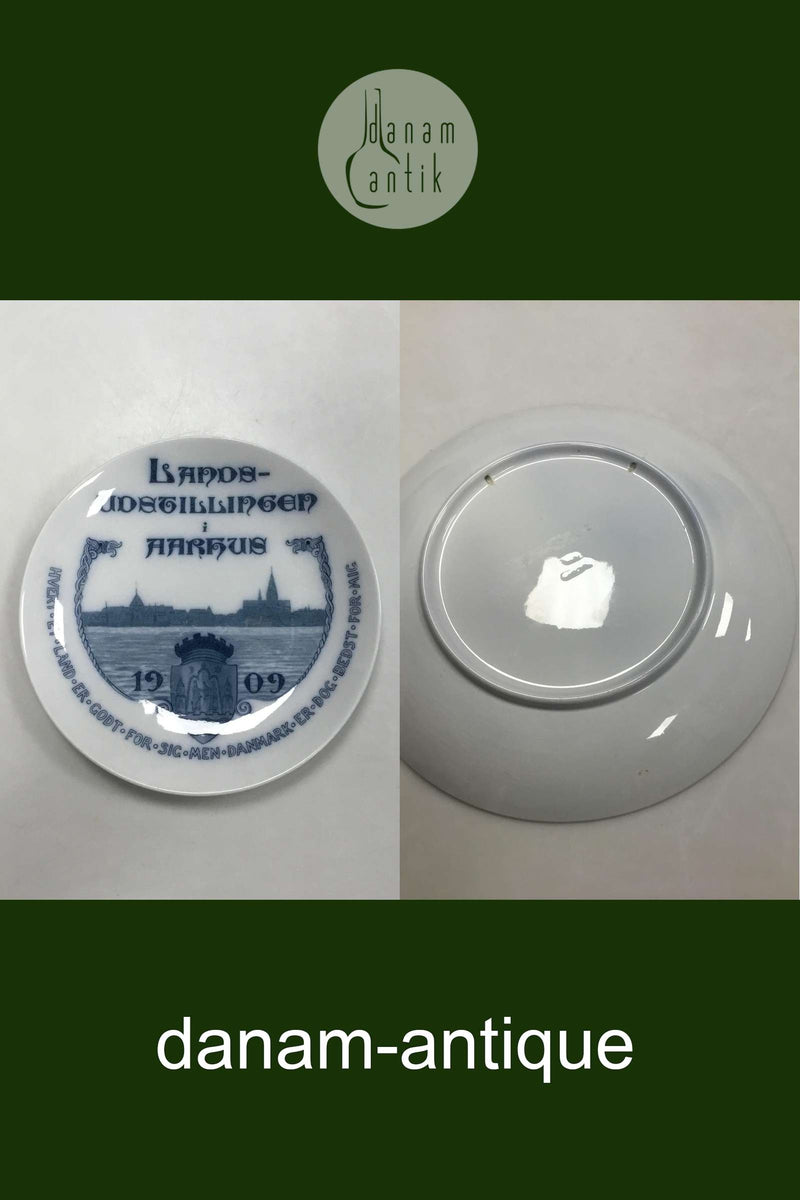 Mindeplatte til Landsudstillingen i Aarhus 1909