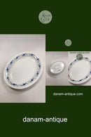 Royal Copenhagen Rosenknop Ovalt fad No 8017