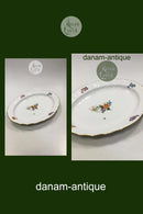 Royal Copenhagen Saxon Flower Light Oval Serving Dish No. 1556