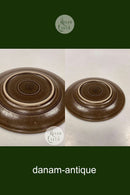 Bing Grondahl Jens Quistgaard Stoneware for Kronjyden / B&amp;G "Azur" Umbra午餐盘