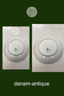 Royal Copenhagen Blaue geriffelte runde Schale Nr. 9