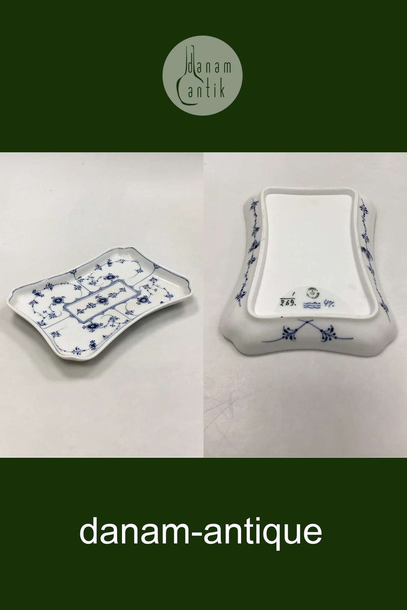 ロイヤルコペンハーゲン ブルーフルーテッドロングトレイ No 269