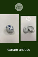 ビング＆グロンダール ブルー / ブルームール貝 小卵型ボックス No 693