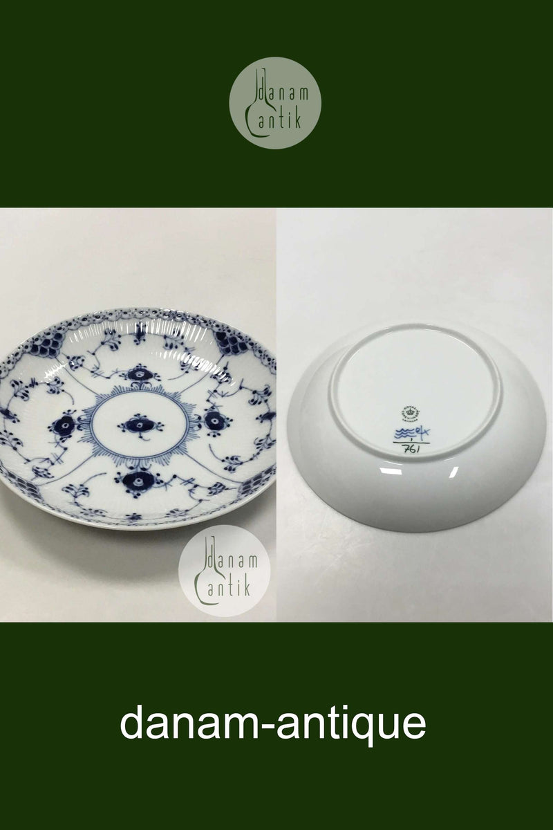 ロイヤルコペンハーゲン ブルーフルーテッドローボウル No 761