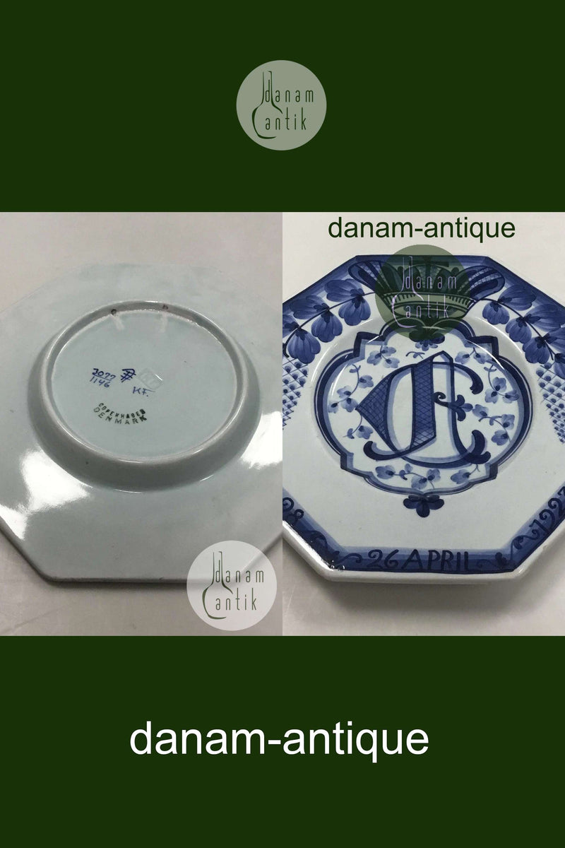 Aluminia Sekskantet Platte No 3077/1146