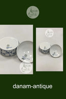 Royal Copenhagen Muselmalet Riflet marmeladekrukke No 2249