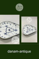 ロイヤルコペンハーゲン ブルーフルーテッドトライアングラーディッシュ No.27