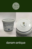 Bing and Grondahl蓝色凹槽里弗特大花盆 No 670