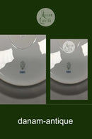 Royal Copenhagen Fairytale Grå Stort ovalt fad No 377