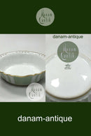 Dahl Jensen Dronningstel med grøn dekoration Skål