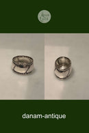 丹麦银质餐巾环