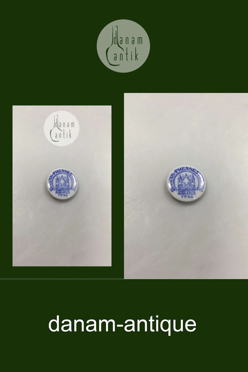 Royal Copenhagen Dansk Pressestævne Aarhus 1925 Broche