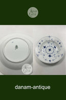 Bing og Grøndahl Blau/Musselmalet Tiefer Teller Nr. 22