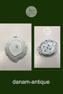 ビング＆グロンダール ブルー / ブルーフルーテッドリーフ型ディッシュ No 356