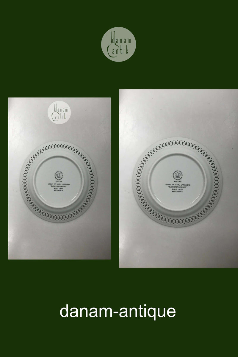 Bing & Grøndahl Carl Larsson Platte Blomstervinduet No 4505/616