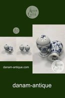 ロイヤルコペンハーゲン ブルーフルーテッドソルト＆ペッパーセット No 184/2009 ロゴ入り