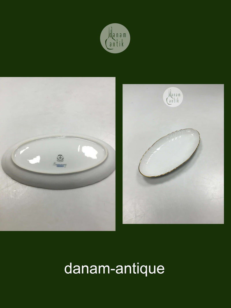 Royal Copenhagen Sirius aflangt fad No 1689