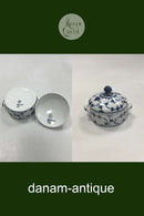 Royal Copenhagen Musselmalet Riflet Bonbonniere No. 400