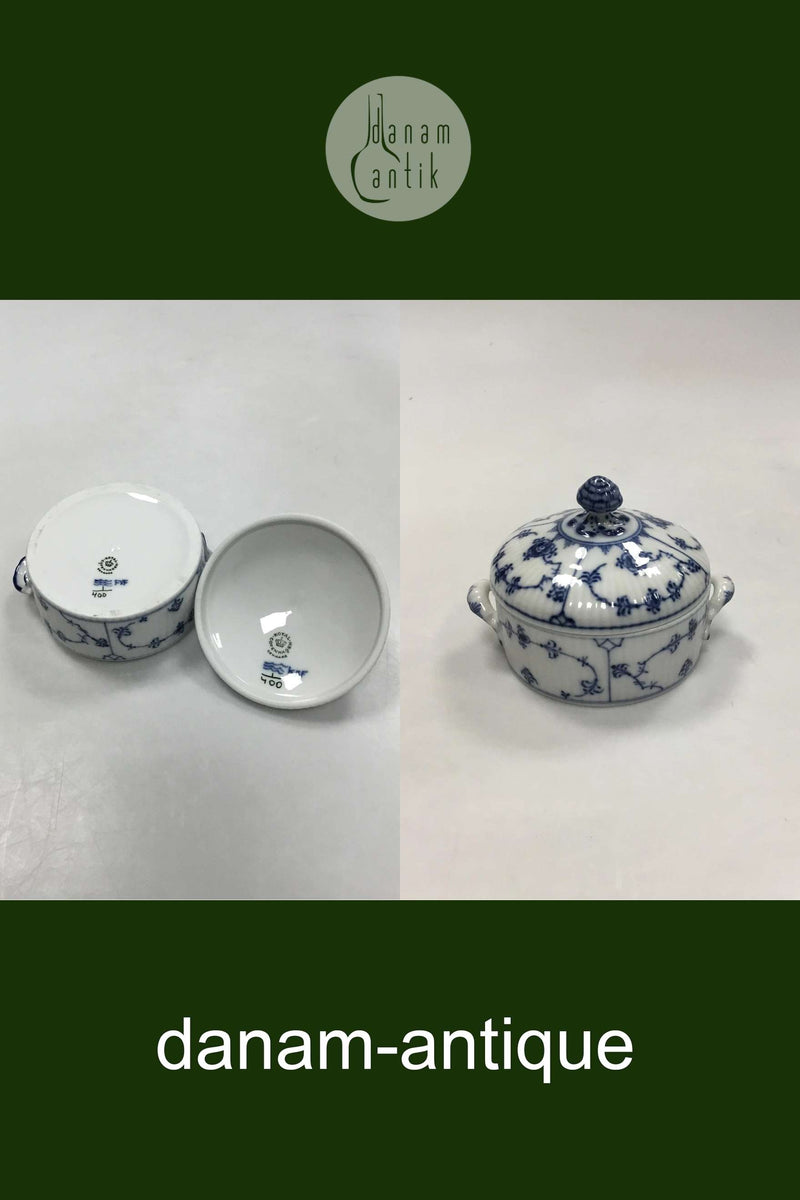 Royal Copenhagen Musselmalet Riflet Bonbonniere No. 400