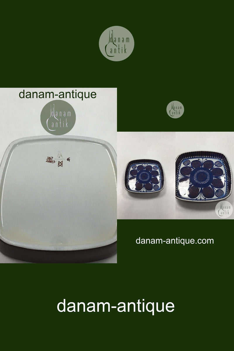 Royal Copenhagen Fajance Bowl with blue decoration No 167/2883