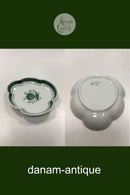 Royal Copenhagen Grün Tranquebar Blattförmige Schale Nr. 924