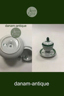 Royal Copenhagen Grøn Tranquebar Sennepskrukke No 1010