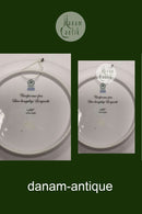 Royal Copenhagen platte uniformer fra Den Kongelige Livgarde 1848