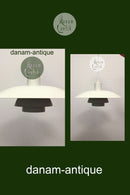 Poul Henningsen für Louis Poulsen Weiße Pendelleuchte PH 4/3