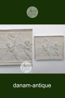 Royal Copenhagen Bisquit "Cupid with a swan and boys picking fruit (Summer)"