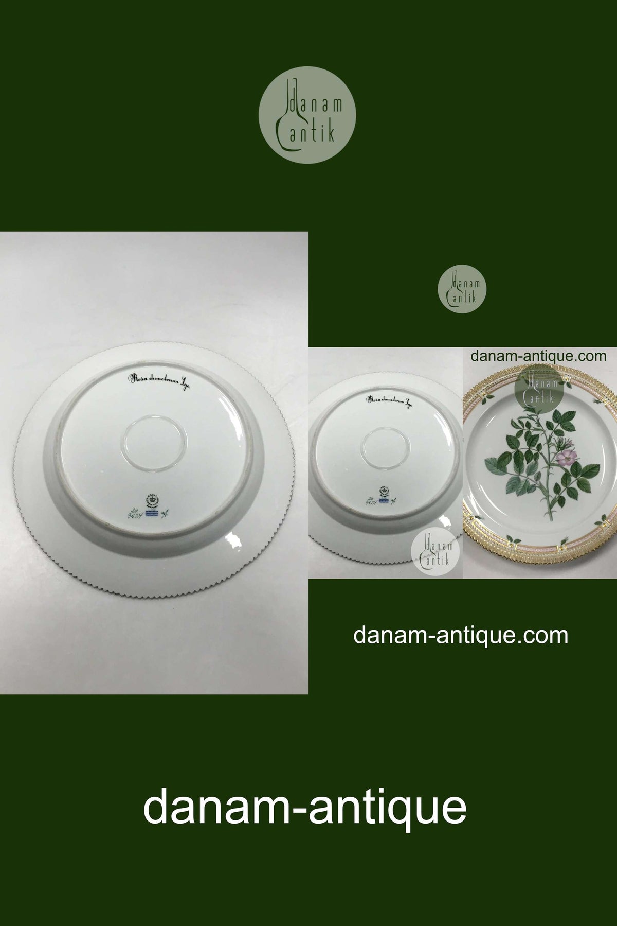 ロイヤルコペンハーゲン フローラダニカ ラウンドディッシュ No 20/3524