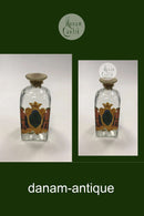 Holmegaard pharmacy jar with text TINCTURA STOMACHII from 1980