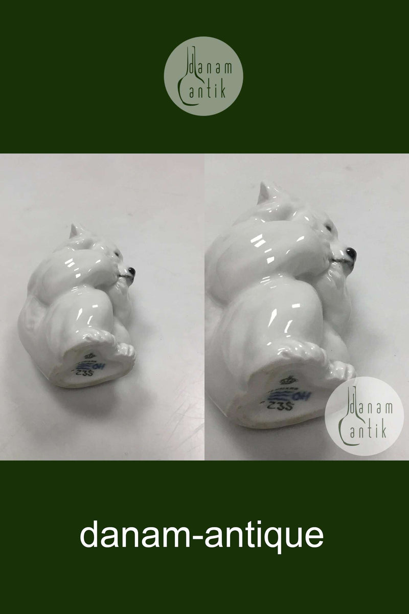 ロイヤルコペンハーゲン フィギュリン ホッキョクグマ（子グマ） No.235