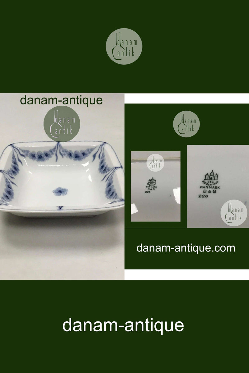 Bing og Grøndahl Empire Firkantet Skål No 228