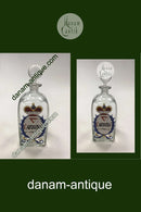 Holmegaard Apotekerflasken, krukke med tekst CARBUNC fra 1991