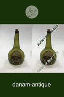 Holmegaard Apotekerflasken, krukke med tekst TR STRAMON AET fra 1981